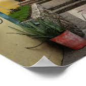 Colorful Guayaquil Alley Poster (Ecke)