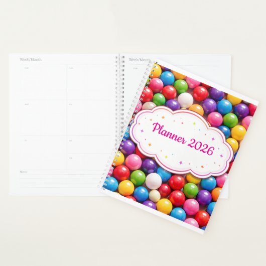 Colorful Gumball Planner Cover  Planer (Anzeige)