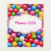Colorful Gumball Planner Cover  Planer (Vorderseite)