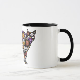 Colorful Halloween Cat Tasse