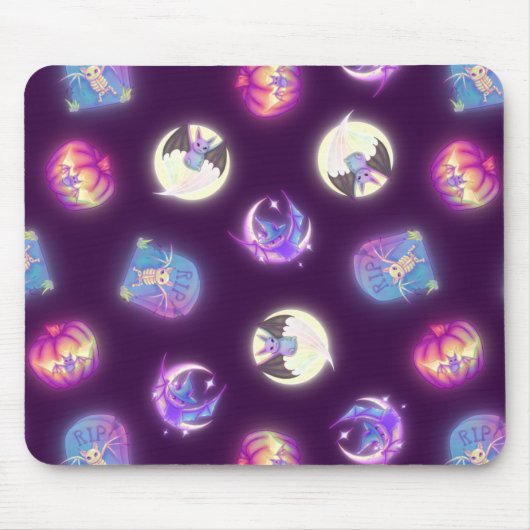 Colorful Halloween Cute Mousepad (Vorne)