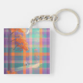 Colorful Halloween Ghosts and Candy Schlüsselanhänger (Rückseite)