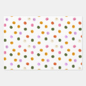 Colorful Halloween Pumpkins Geschenkpapier Set (Vorderseite 3)