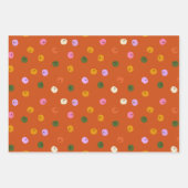Colorful Halloween Pumpkins Geschenkpapier Set (Vorderseite 2)