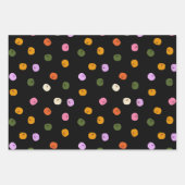 Colorful Halloween Pumpkins Geschenkpapier Set (Vorderseite)
