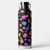 COLORFUL HALLOWEEN SWEETS AND CANDY TRINKFLASCHE (Vorderseite)