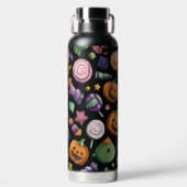COLORFUL HALLOWEEN SWEETS AND CANDY TRINKFLASCHE (Vorderseite)