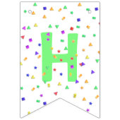 Colorful Happy Birthday Balloons bunting banner (Zweite Fahne)