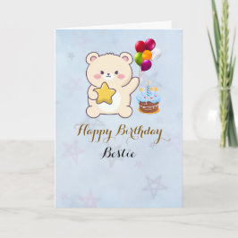 Colorful Happy Birthday Wishes Card  Karte