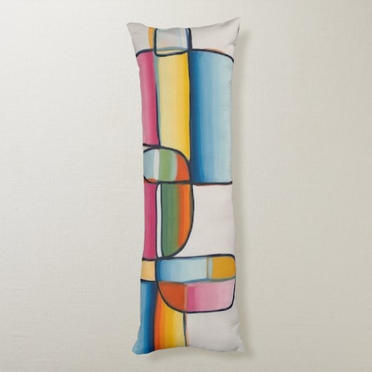 Colorful Harmony Seitenschläferkissen (Rückseite (Vertikal))