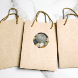 Colorful Harvest Pumpkins Runder Aufkleber