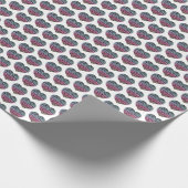 Colorful Heart Motif Geschenkpapier (Ecke)