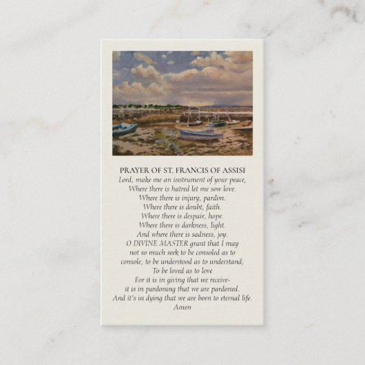 Colorful Heartfelt Condolences Sympathy Card Visitenkarte (Vorderseite)