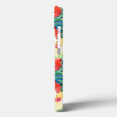 Colorful Hibiscus Pattern | Case-Mate iPhone Hülle (Rückseite / Links)
