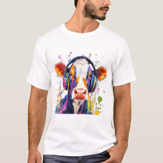 Colorful Highland Cow T-Shirt