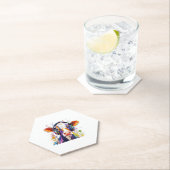 Colorful Highland Cow Untersetzer (Vor Ort)