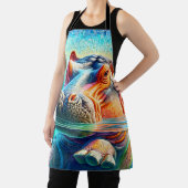 Colorful Hippo  Schürze (InSitu)