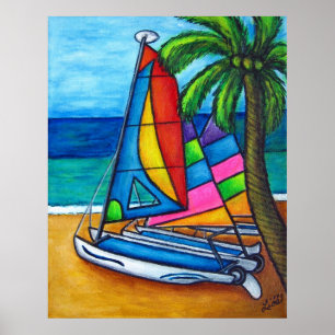 Colorful Hobby Print by Lisa Lorenz Poster