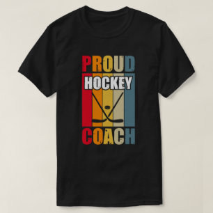 Colorful Hockey Coach T-Shirt
