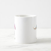 Colorful Hockey Player Kaffeetasse (Mittel)