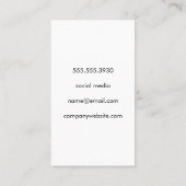 Colorful Hookah Smoke | Hookah Pipe Illustration Visitenkarte (Rückseite)