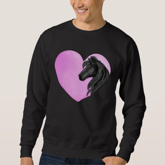 Colorful Horse Sweatshirt (Vorderseite)