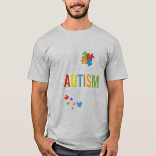 Colorful Ich bin eine stolze Oma Liebe Herz Autism T-Shirt