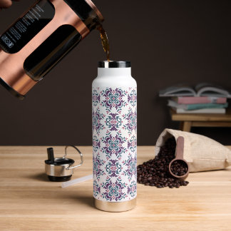 Colorful IkatFloral Motif Pattern Trinkflasche