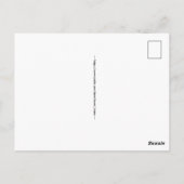 Colorful Illustrated Arizona Map Postcard Postkarte (Rückseite)