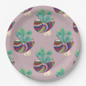 Colorful Illustrated Paper Plates Pappteller (Vorderseite)