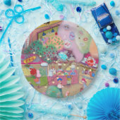 Colorful Illustrated Paper Plates Pappteller (Party)