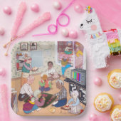 Colorful Illustrated Paper Plates Pappteller (Party)