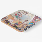 Colorful Illustrated Paper Plates Pappteller (Gewinkelt)