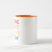 Colorful Inspirational Creativity Artist Mug Zweifarbige Tasse (Mittel)