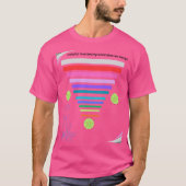 Colorful Inverted Pyramid Abstract Design T-Shirt (Vorderseite)