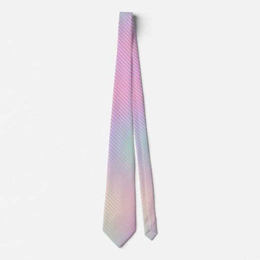 Colorful iridescent striped background krawatte (Vorderseite)