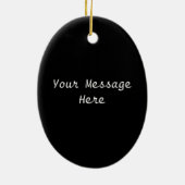 Colorful Irish Celtic Knot Keramikornament (Hinten)