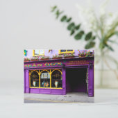 Colorful Irish Pub Postkarte (Stehend Vorderseite)