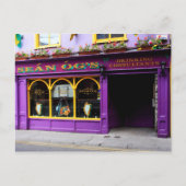 Colorful Irish Pub Postkarte (Vorderseite)
