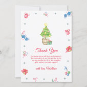 Colorful It's Cold Outside Winter Baby Shower  Dankeskarte (Vorderseite)