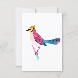 Colorful Jay Einladung