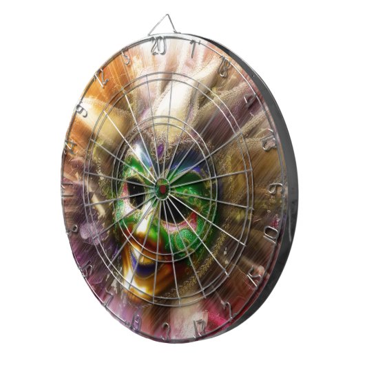 Colorful Jester Dartscheibe (Vorderseite rechts)