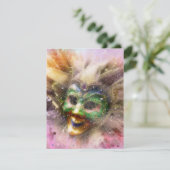 Colorful Jester Einladung (Stehend Vorderseite)