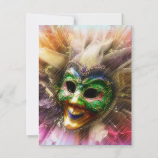 Colorful Jester Einladung