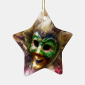 Colorful Jester Keramik Ornament (Rechts)