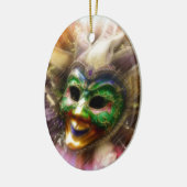 Colorful Jester Keramikornament (Links)