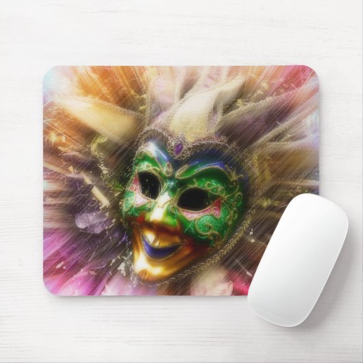 Colorful Jester Mousepad (Mit Mouse)