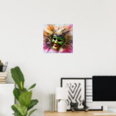 Colorful Jester Poster (Heimbüro)