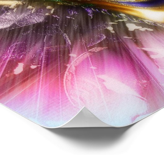 Colorful Jester Poster (Ecke)