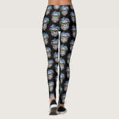 Colorful Jester Skull Leggings (Rückseite)